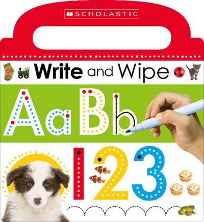 Cover for Scholastic · Write and Wipe ABC 123 - Scholastic Early Learners (Board book) (2016)