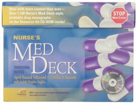 Cover for F.A. Davis Company · Nurse's Med Deck + Resource Kit CD-ROM (Flashcards) (2012)