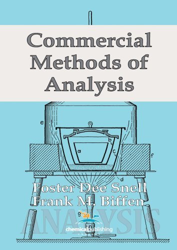 Cover for Foster Dee Snell · Commercial Methods of Analysis (Hardcover Book) [Revised edition] (1964)