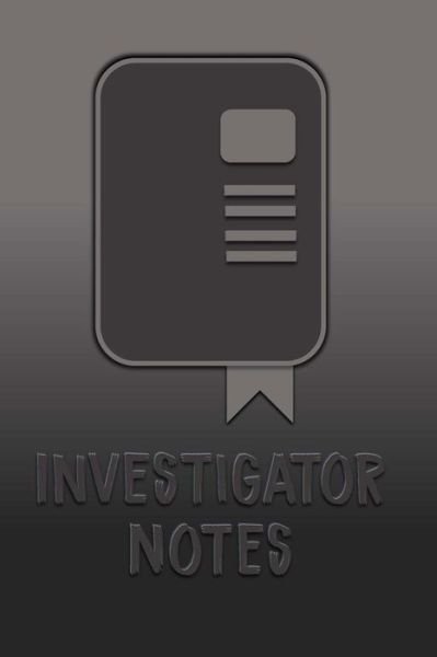 Cover for 5star Bonus · Investigators Notes (Paperback Book) (2019)