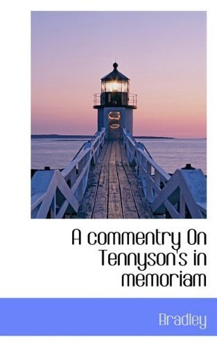 Cover for Bradley · A Commentry on Tennyson's in Memoriam (Taschenbuch) (2009)