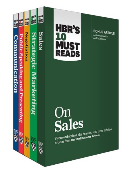 Cover for Harvard Business Review · HBR's 10 Must Reads for Sales and Marketing Collection (5 Books) (Bog) (2020)