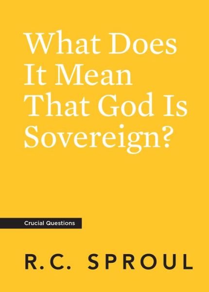 Cover for R. C. Sproul · What Does It Mean That God is Sovereign? (Paperback Book) (2022)