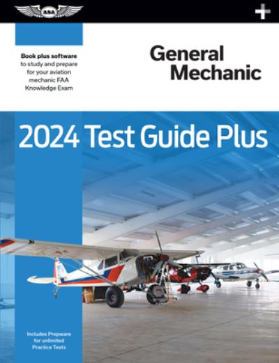 Cover for ASA Test Prep Board · 2024 General Mechanic Test Guide Plus (Book) (2023)