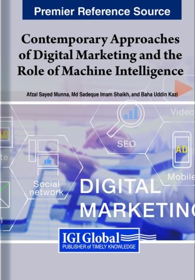 Cover for Afzal Sayed Munna · Contemporary Approaches of Digital Marketing and the Role of Machine Intelligence (Bok) (2023)
