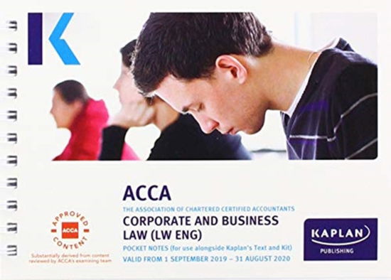 Cover for Kaplan Publishing · Corporate and Business Law (Eng) - Pocket Notes (Paperback Book) (2019)