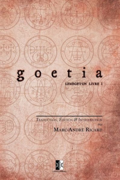 Cover for Marc-André Ricard · Goetia (Pocketbok) (2019)