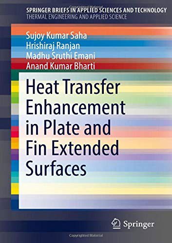 Cover for Saha · Heat Transfer Enhancement in Plate (Book) [1st ed. 2020 edition] (2019)