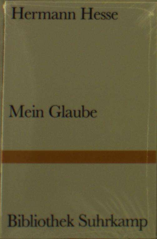 Cover for Hesse · Mein Glaube (Bog)