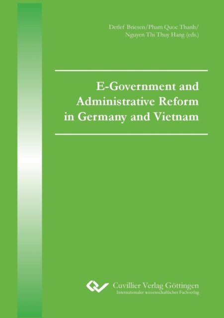 Cover for Detlef Briesen · E-Government and Administrative Reform in Germany and Vietnam (Pocketbok) (2019)