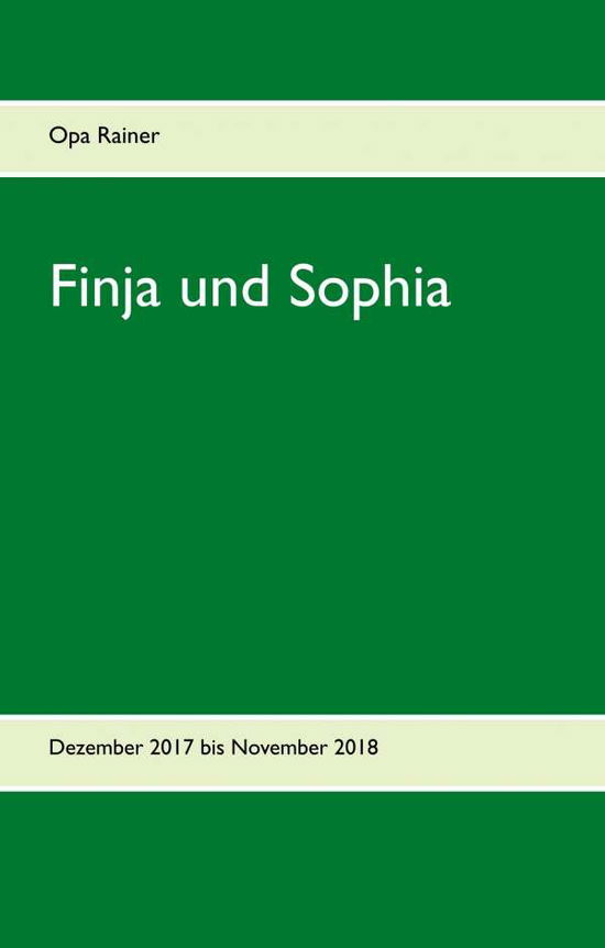 Cover for Opa · Finja und Sophia (Bok)