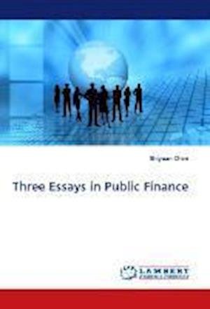 Cover for Chen · Three Essays in Public Finance (Bog) (2009)