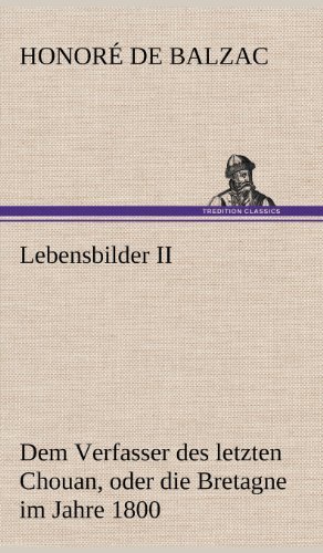 Cover for Honore De Balzac · Lebensbilder II (Hardcover bog) [German edition] (2012)