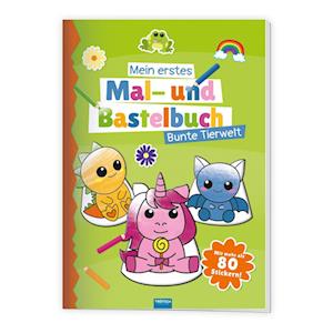 Cover for Trötsch Verlag GmbH &amp; Co.KG · Trötsch Malbuch Bastelbuch Mein erstes Mal- und Bastelbuch Bunte Tierwelt (Buch) (2024)