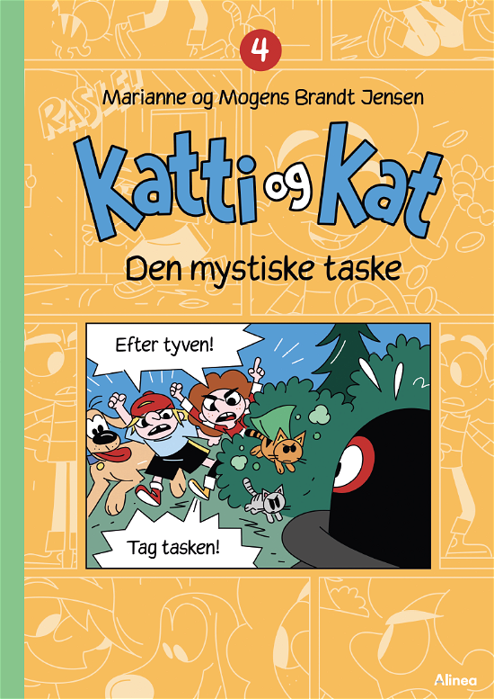 Cover for Marianne Brandt Jensen; Mogens Brandt Jensen · Læseklub: Katti og Kat 4, Grøn Læseklub (Bound Book) [1º edição] (2023)