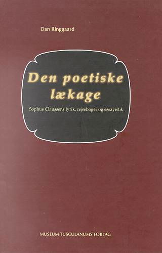 Cover for Dan Ringgaard · Den poetiske lækage (Bound Book) [1.º edición] (2000)