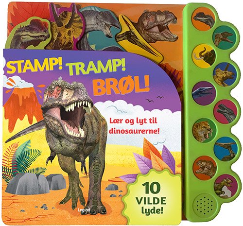 Cover for Legind · Lær og lyt: Lær og lyt til dinosaurer (Cardboard Book) [1. wydanie] (2023)