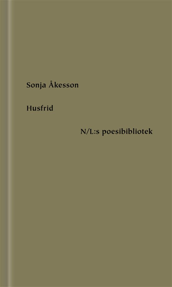 Cover for Åkesson Sonja · Husfrid (Bound Book) (2020)