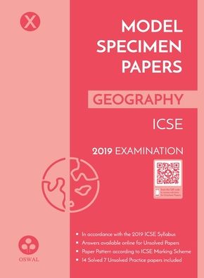 Cover for Oswal Publishers · Model Specimen Papers for Geography (Paperback Book) (2018)