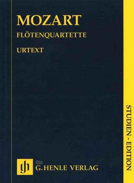 Cover for Wolfgang Amadeus Mozart · Flötenquart.Nr.1-4.HN9635 (Bok)