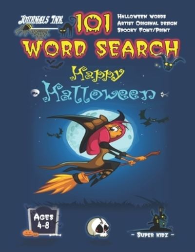 Halloween Word Search Book for Kids Ages 4-8 - Sk - Kirjat - Independently Published - 9798687395359 - keskiviikko 30. syyskuuta 2020