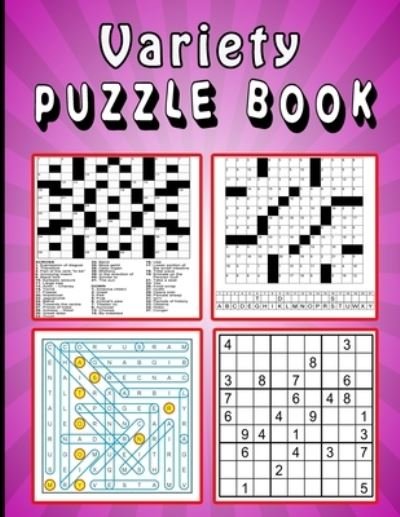 Cover for Zoubir King · Variety Puzzle book: Large print Puzzle book! Soduko, word search, CodeWord and CrossWord 111 pages (Taschenbuch) [Large type / large print edition] (2021)