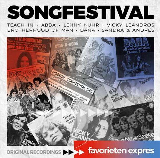 Favorieten Expres - Songfestival Hits - V/A - Musiikki - UNIVERSAL - 0600753833360 - torstai 26. huhtikuuta 2018