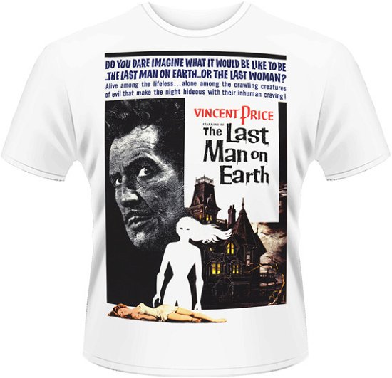 Cover for Horror · Last Man on Earth White (T-shirt) [size S] (2015)