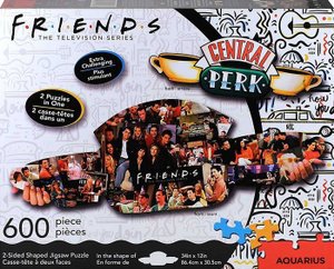 Friends 600 Pcs 2 Sided Shaped Puzzle - Friends - Merchandise - AQUARIUS - 0840391141360 - 25. Februar 2021
