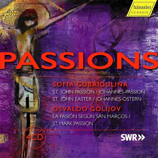 Cover for Sukmanova, Julia / Gachinger Kantorei / Helmuth Rilling · Golijov &amp; Gubaidulina: Passions - St. John Passion &amp; St (CD) (2022)