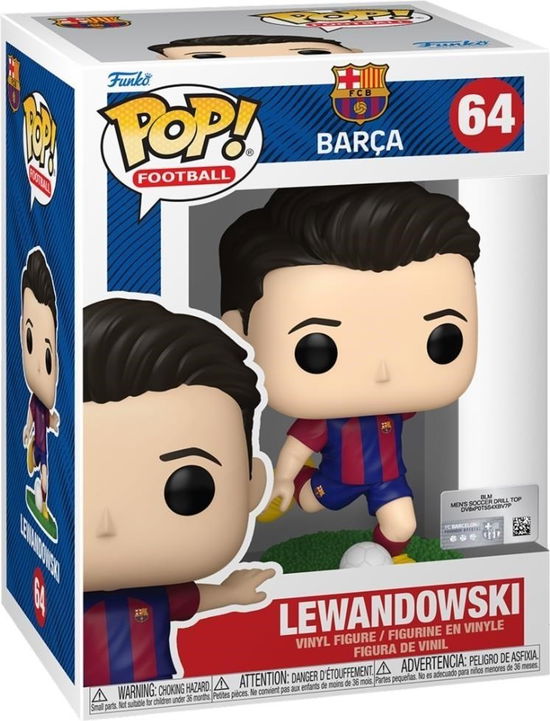 Pop European Football League Barcelona Lewandowski - Funko Pop Sports - Merchandise - Funko - 0889698722360 - 27. mars 2024