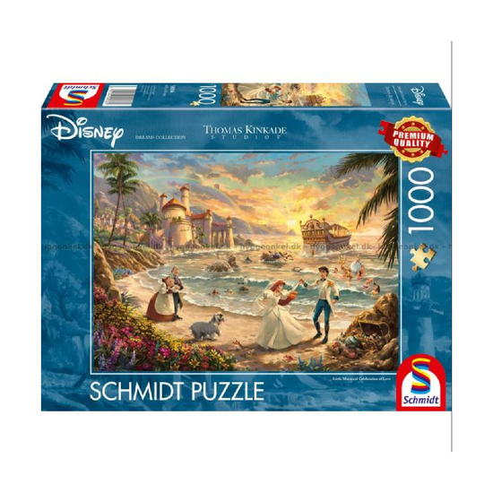 Cover for Schmidt · Schmidt - Thomas Kinkade: Disney The Little Mermaid Celebration Of Love (1000 Pieces) (sch8036) (Legetøj)