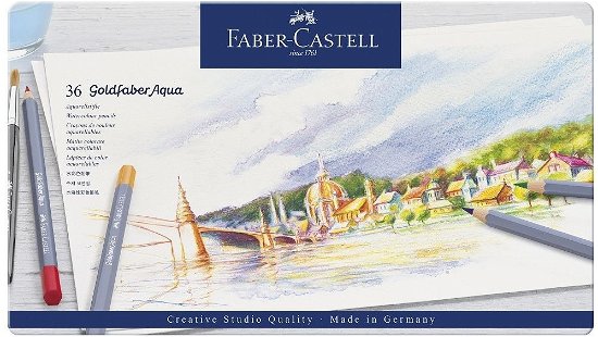 Cover for Faber · Faber-castell - Goldfaber Akvarel Tin 36 Pc (114636) (Legetøj)