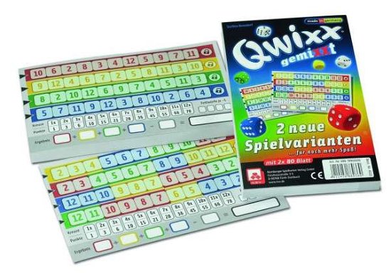 Qwixx gemiXXt - Zusatzblöcke (2er) - Nsv - Merchandise - Nürnberger Spielkarten - 4012426880360 - 22. oktober 2014