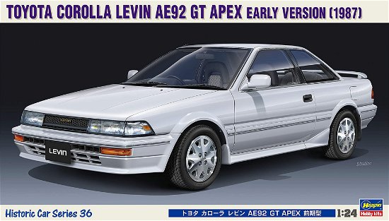Cover for Hasegawa · 1/24 Toyota Corolla Levin Ea92Gt Apex Hc36 (Legetøj)