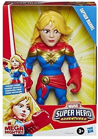 Super Hero Adventures Mega Mighties  Captain Marvel Toys - Hasbro - Merchandise - Hasbro - 5010993657360 - 