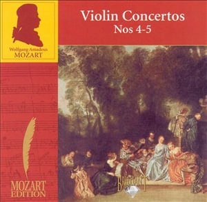 Cover for Verhey Emmy / Concertgebouw Chamber Orchestra / Marturet Eduardo · Violin Concerto No. 4 Kv 218 / No. 5 Kv 219 (CD) (1995)