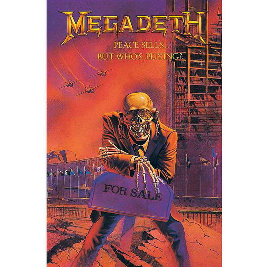 Megadeth Textile Poster: Peace Sells - Megadeth - Koopwaar -  - 5056365708360 - 