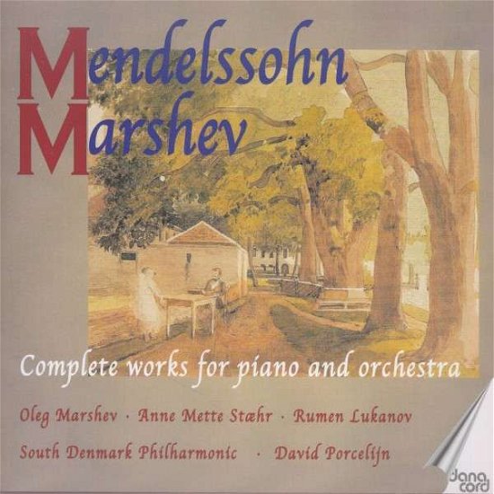 Cover for Mendelssohn / Marshev,oleg · Complete Works for Piano &amp; Orchestra (CD) (2014)
