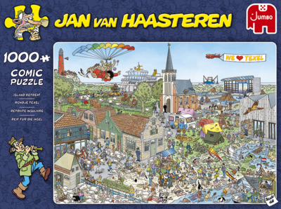Cover for Jan Van Haasteren · Puzzel JvH: Rondje Texel 1000 stukjes (20036) (Leksaker) (2021)