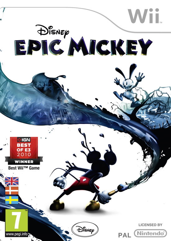 Cover for Spil-wii · Disney's Epic Mickey DK SE Eng (Wii) (2010)