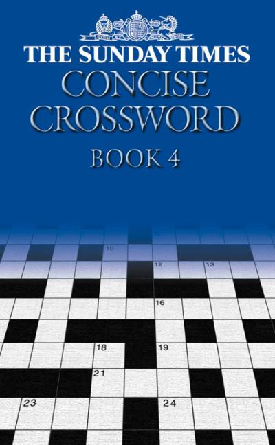 The Sunday Times Concise Crossword - Barbara Hall - Books - HarperCollins Publishers - 9780007165360 - October 6, 2003