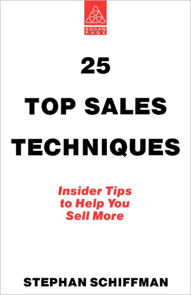 Cover for Stephan Schiffman · 25 Top Sales Techniques (Paperback Book) (1992)