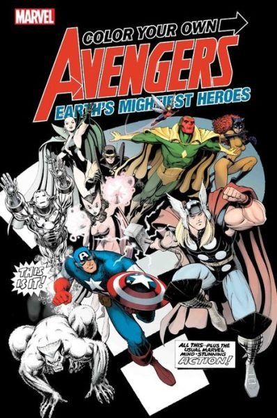 Cover for Marvel Comics · Color Your Own Avengers 2 (Pocketbok) (2019)