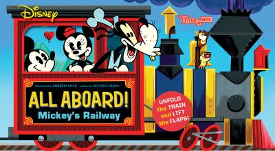 Cover for Nichole Mara · Disney All Aboard! Mickey’s Railway (An Abrams Extend a Book) - An Abrams Extend-a-Book (Board book) (2021)