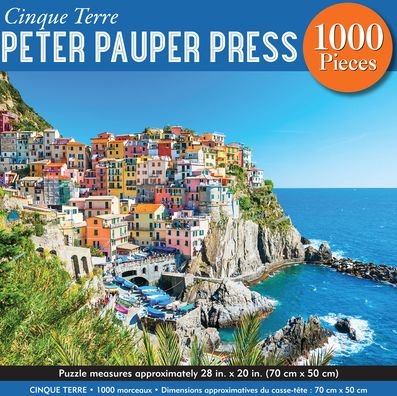 Cinque Terre 1000 Piece Jigsaw Puzzle - Peter Pauper Press - Livros - Peter Pauper Press - 9781441333360 - 27 de janeiro de 2020