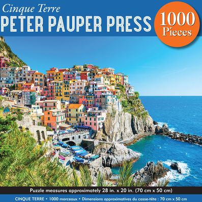 Cinque Terre 1000 Piece Jigsaw Puzzle - Peter Pauper Press - Bøger - Peter Pauper Press - 9781441333360 - 27. januar 2020