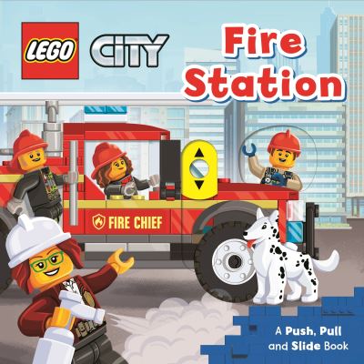 Cover for AMEET Studio · LEGO® City. Fire Station: A Push, Pull and Slide Book - LEGO® City. Push, Pull and Slide Books (Kartongbok) (2021)