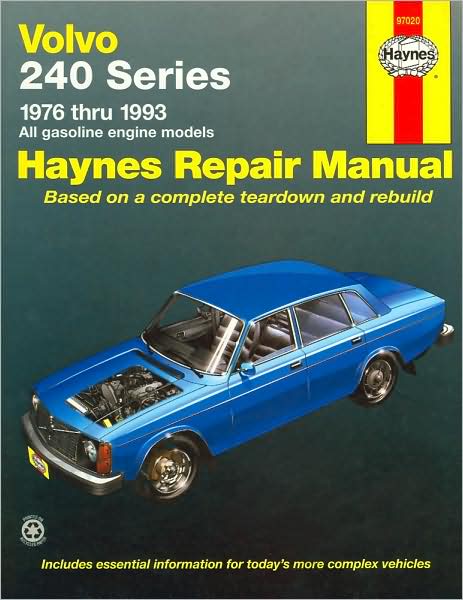 Cover for Haynes Publishing · Volvo 240 Series petrol (1976-1993) Haynes Repair Manual (USA) (Paperback Book) [8 Revised edition] (1988)