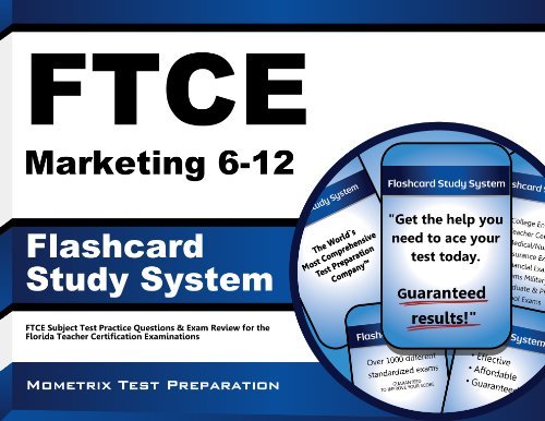 Cover for Ftce Exam Secrets Test Prep Team · Ftce Marketing 6-12 Flashcard Study System: Ftce Test Practice Questions &amp; Exam Review for the Florida Teacher Certification Examinations (Cards) (Pocketbok) [Flc Crds edition] (2023)